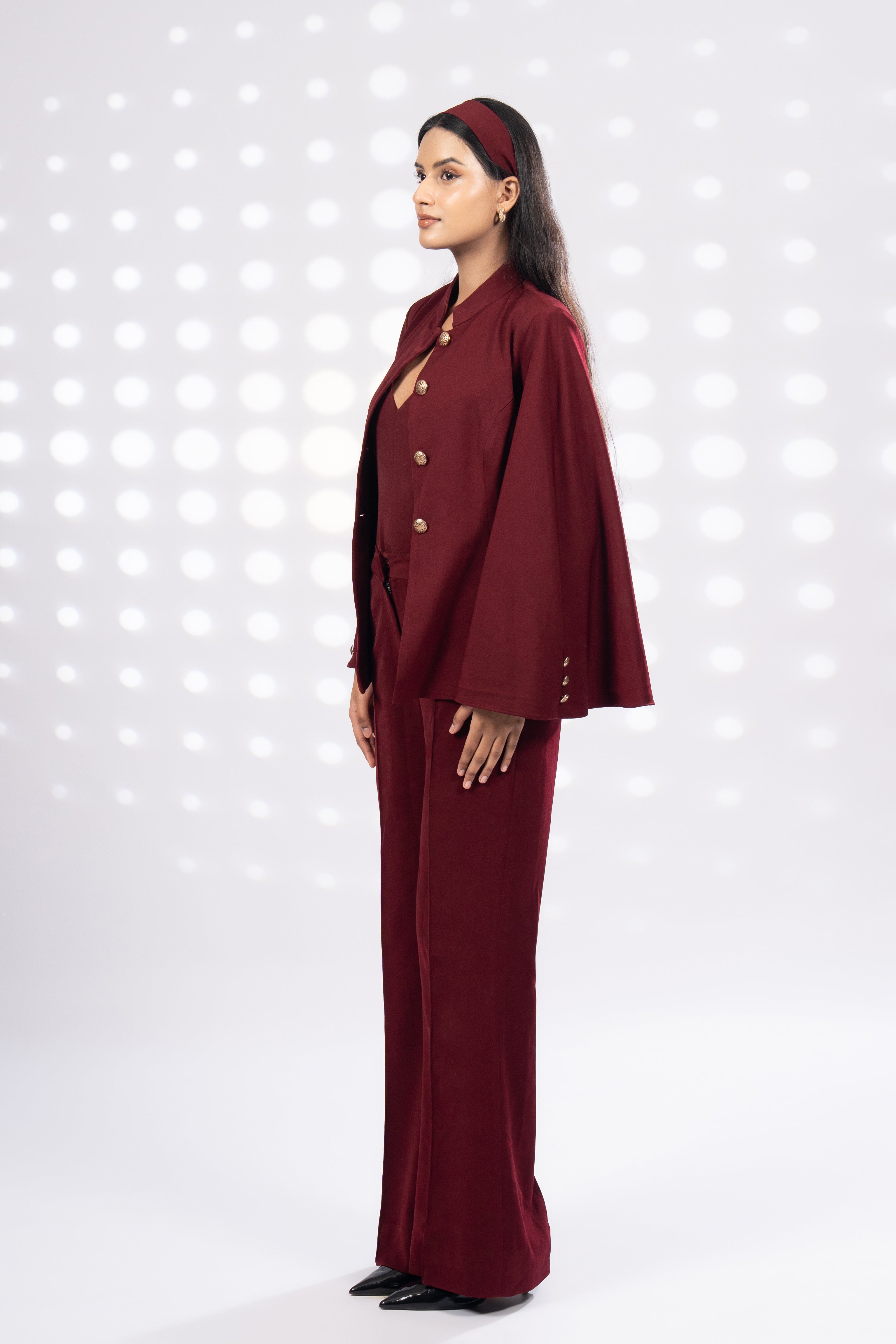 Merlot Bell Coat