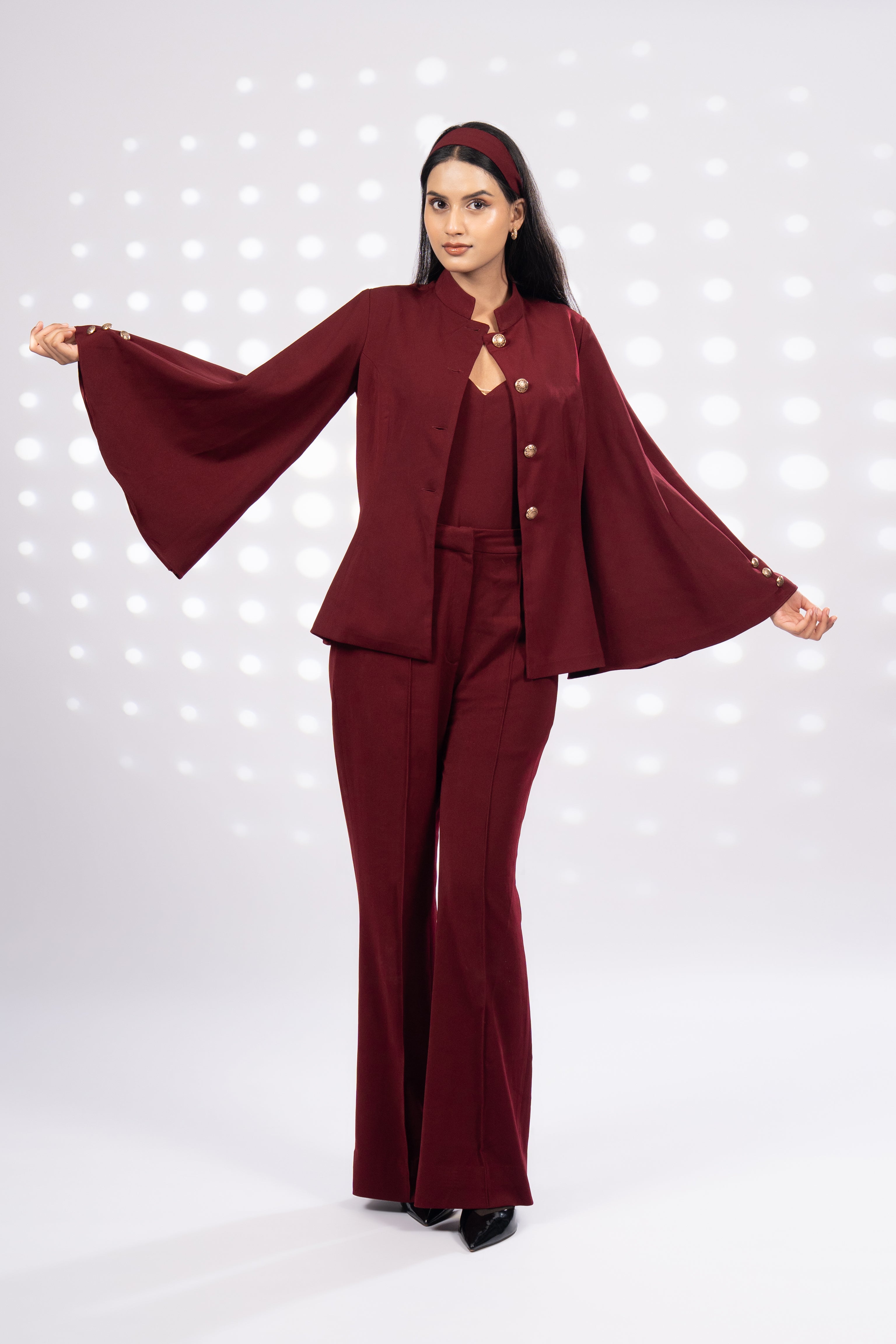 Merlot Bell Coat