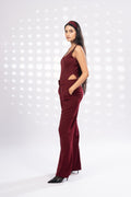 Clockout Maroon Bodysuit