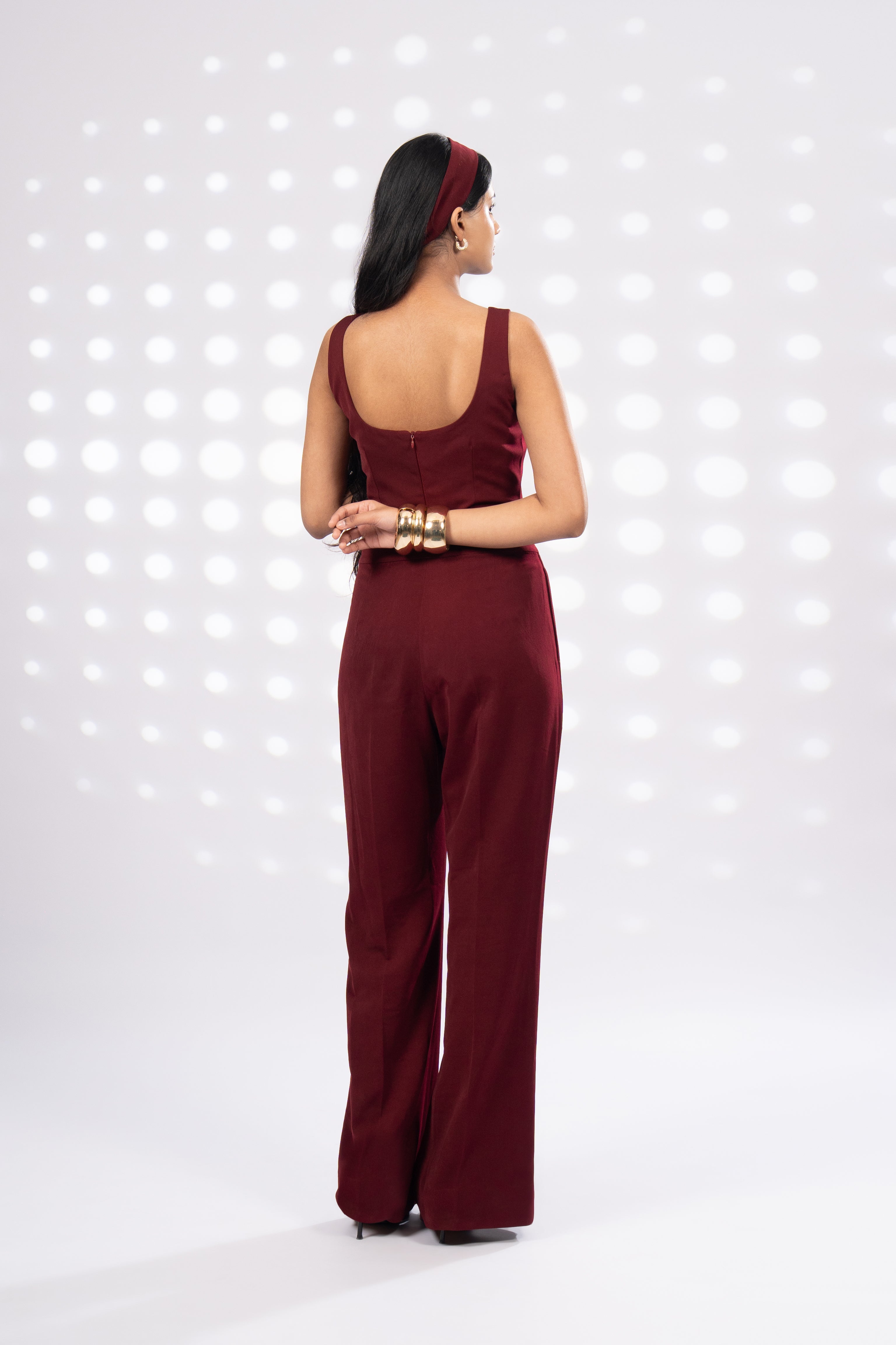 Clockout Maroon Bodysuit