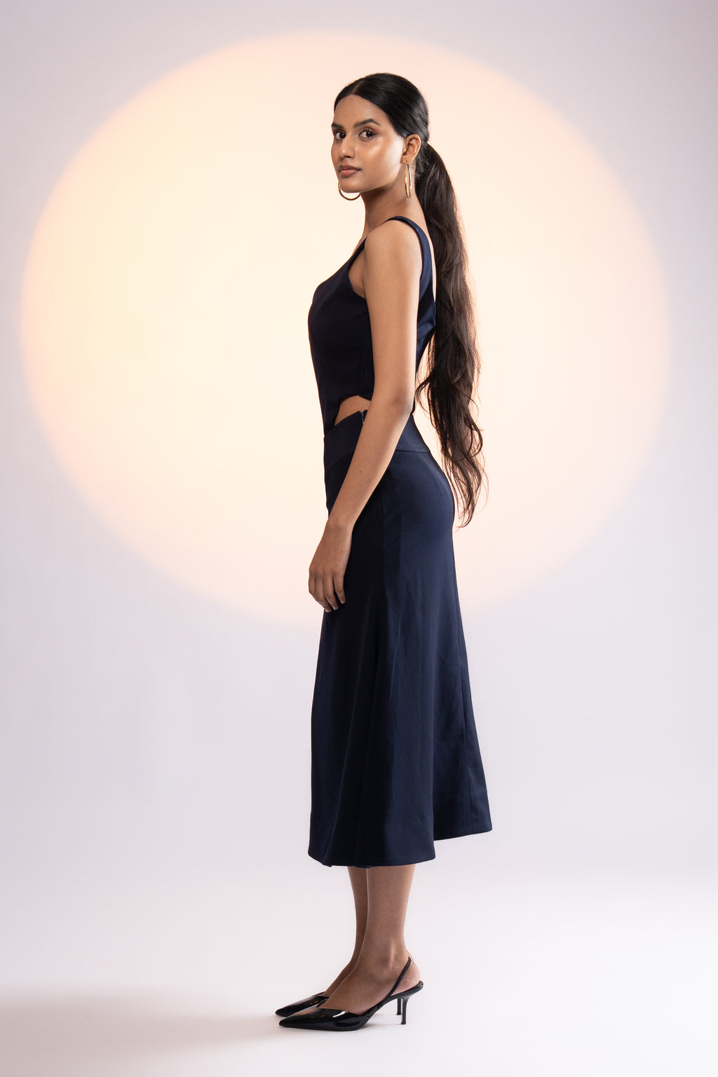 Bell Skirt in Navy
