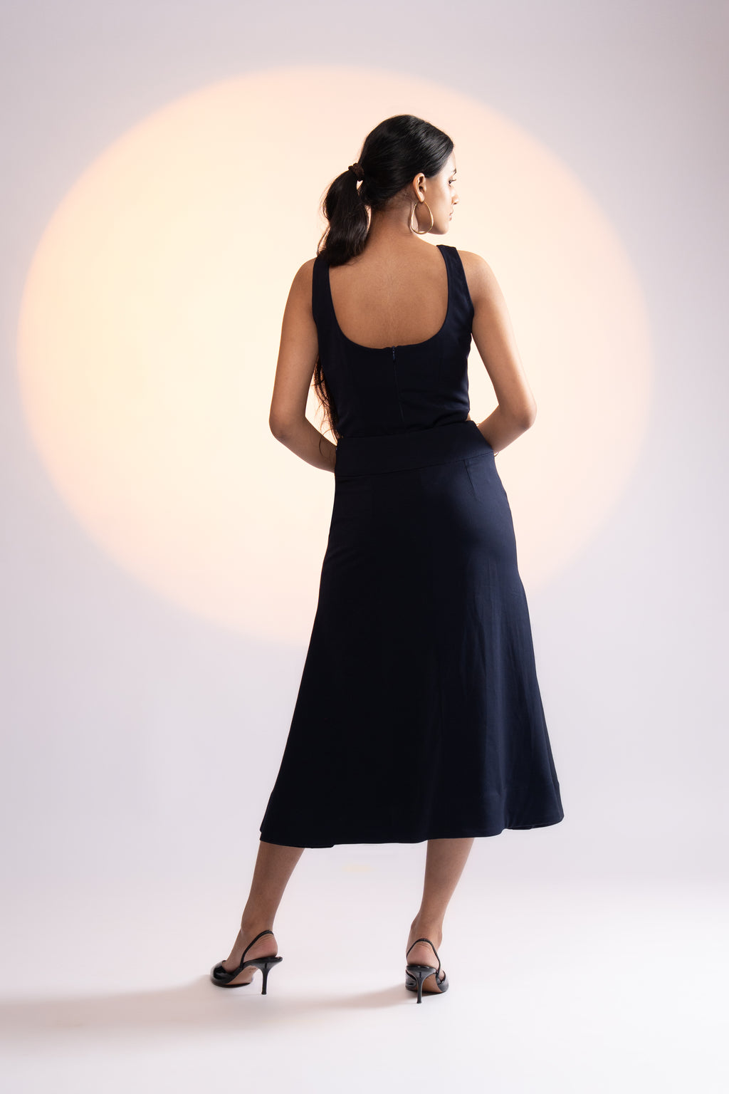 Bell Skirt in Navy