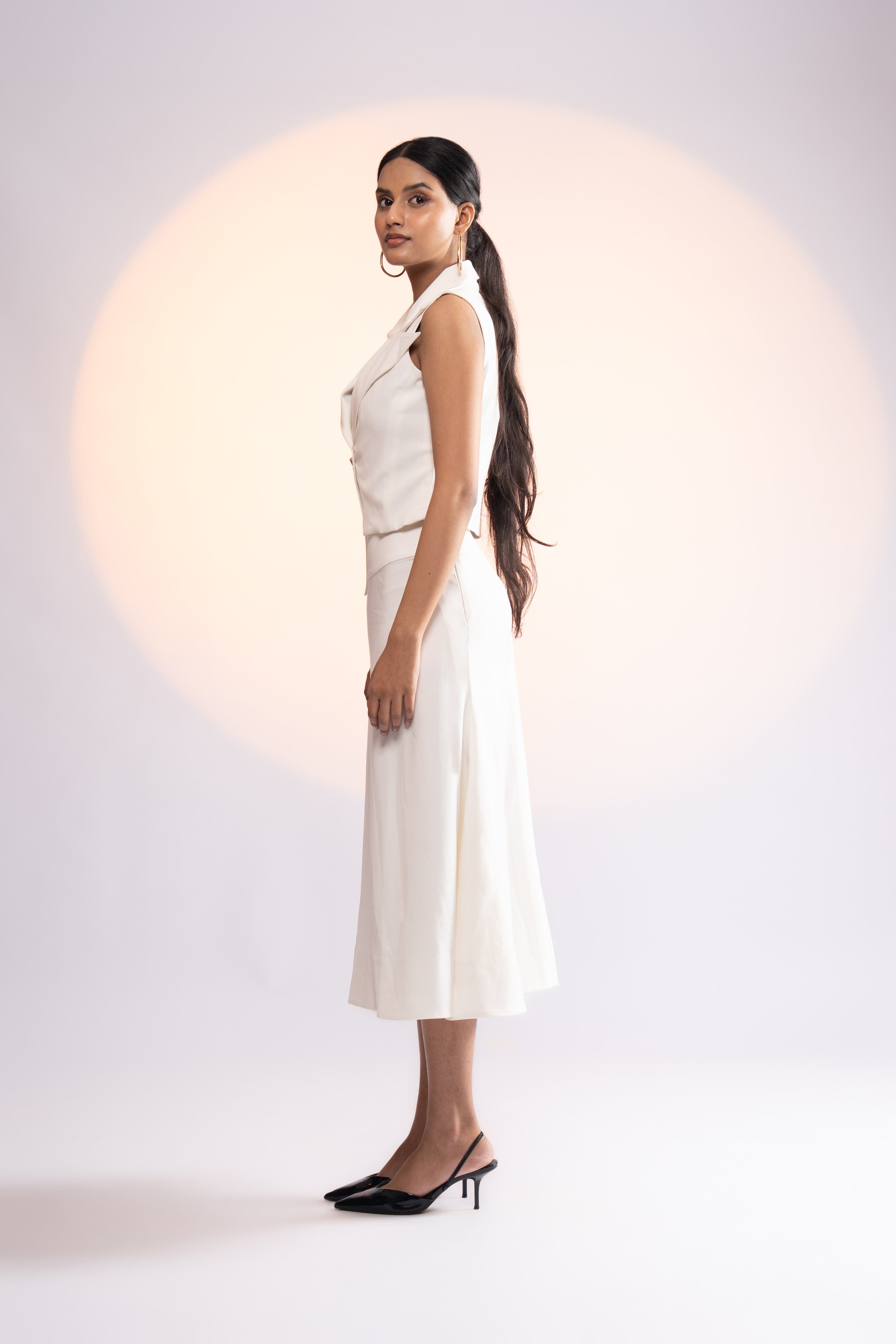Bell Skirt in Ivory