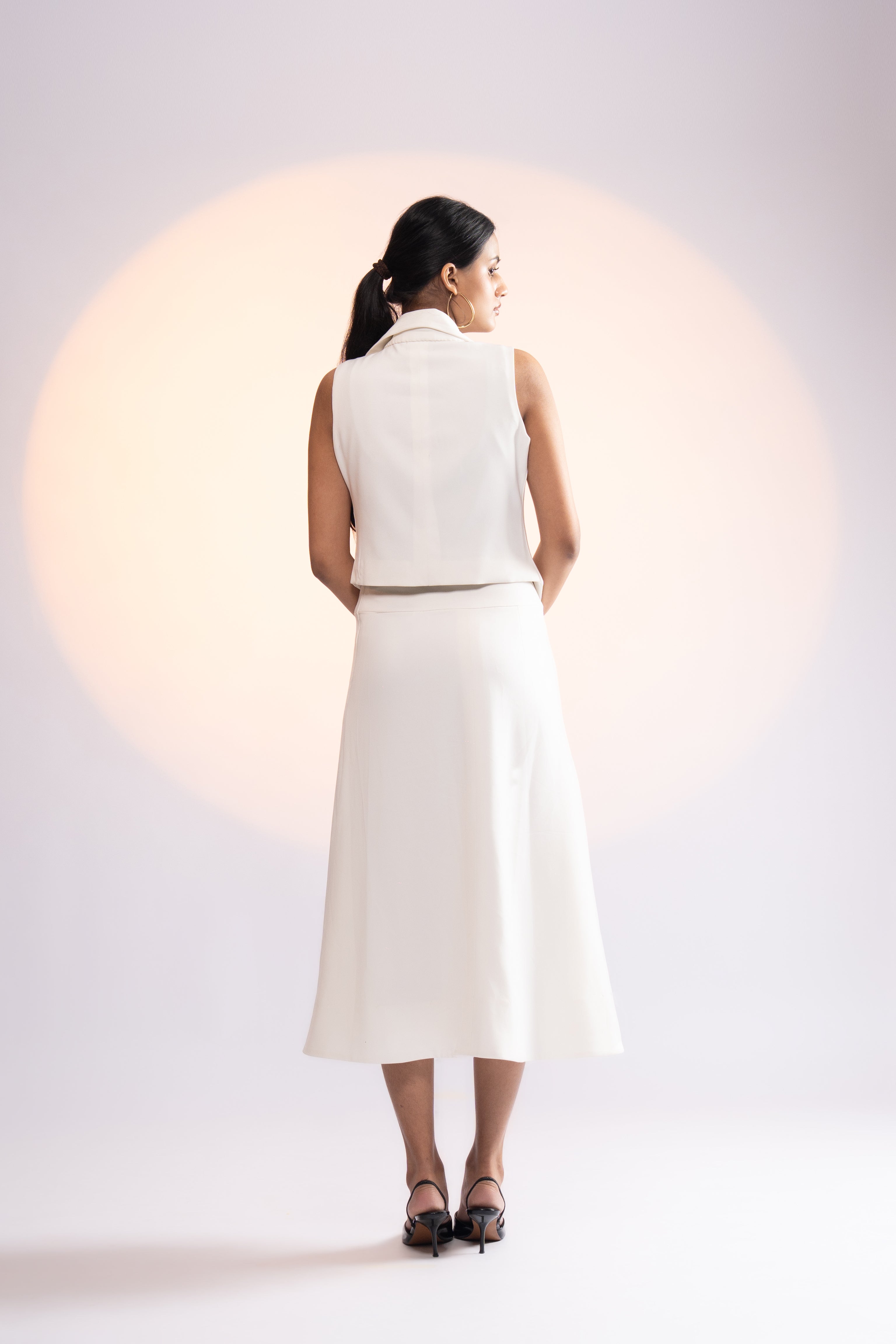 Bell Skirt in Ivory