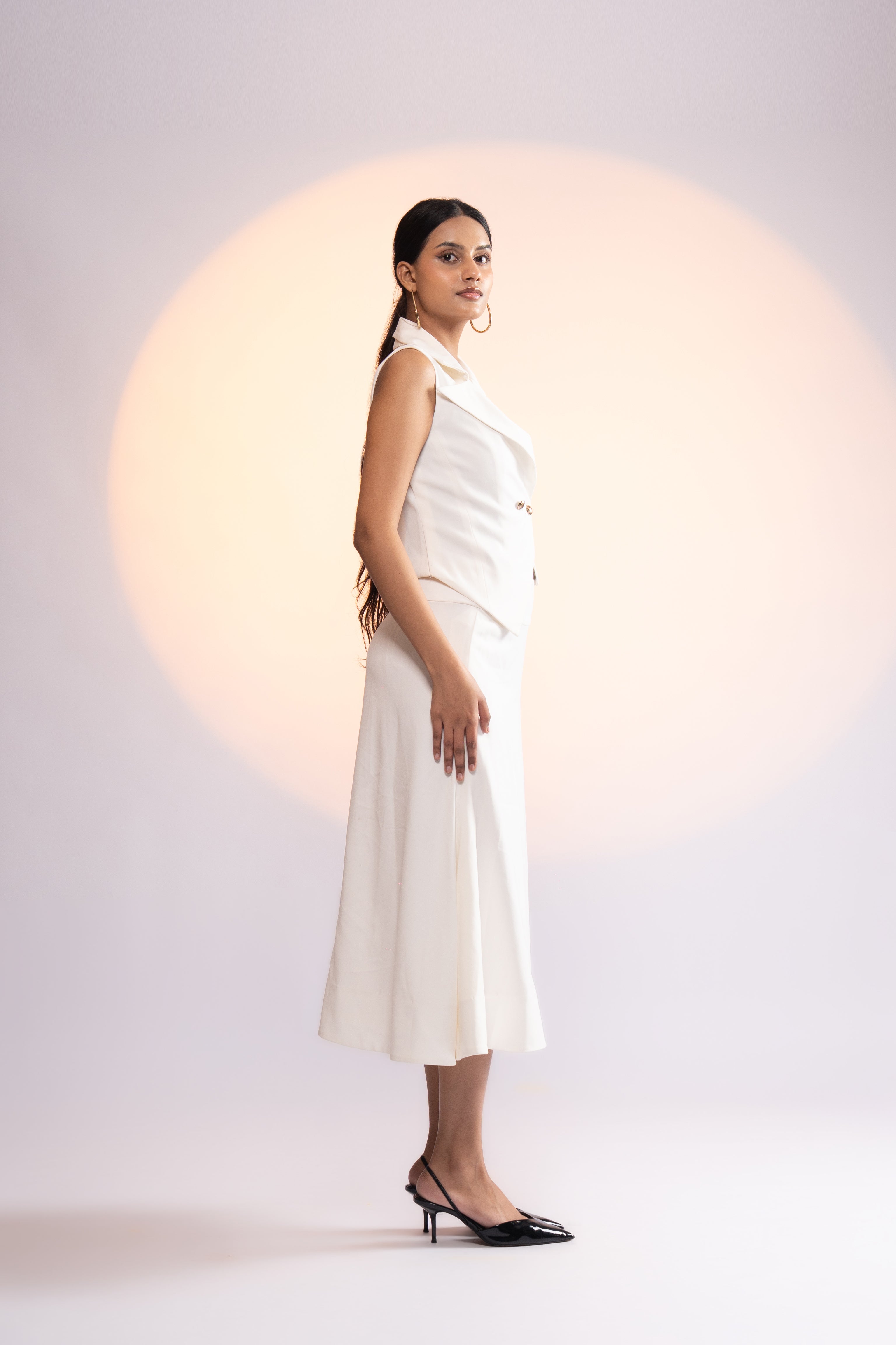 Bell Skirt in Ivory