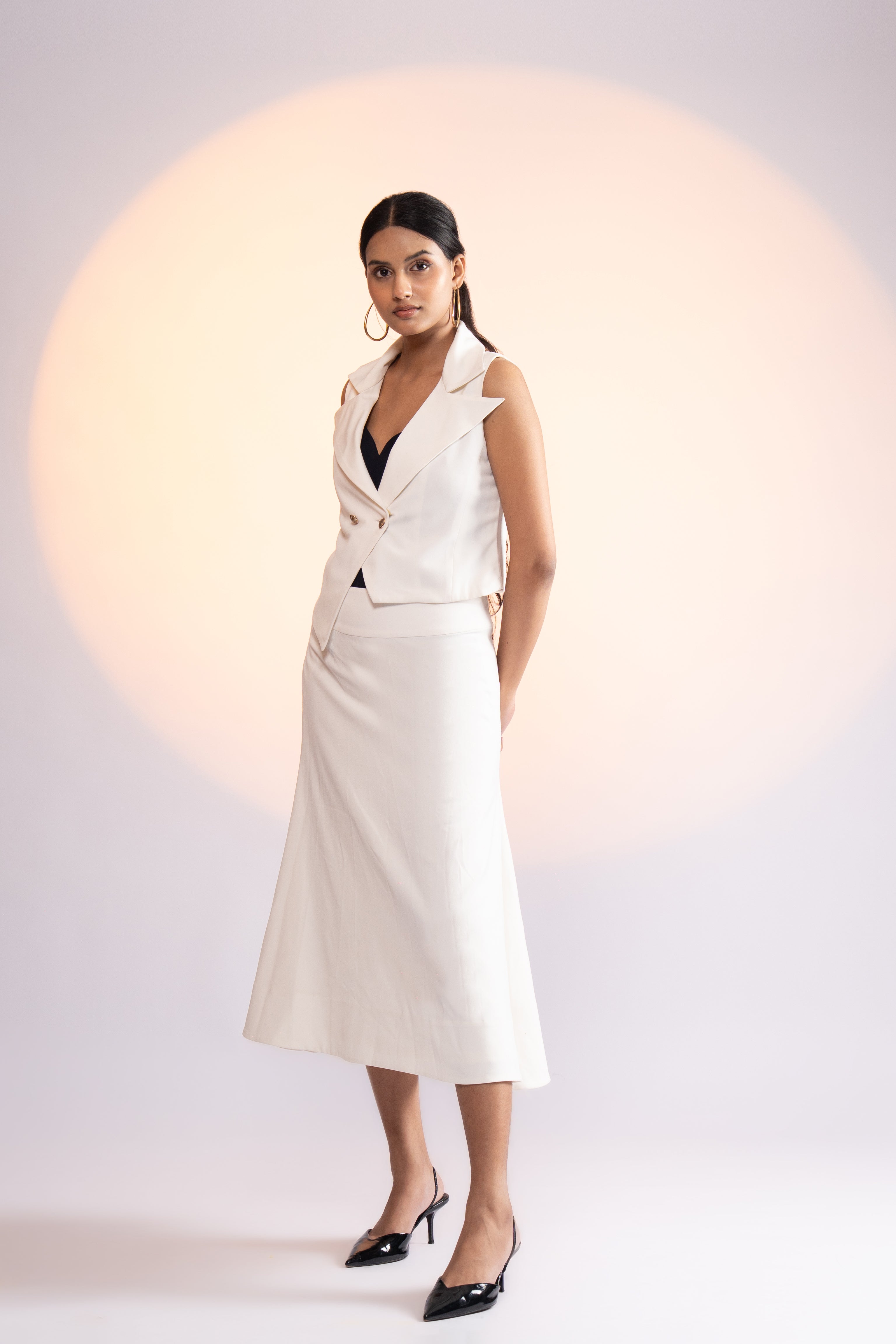 Ivory Accord Skirt Set