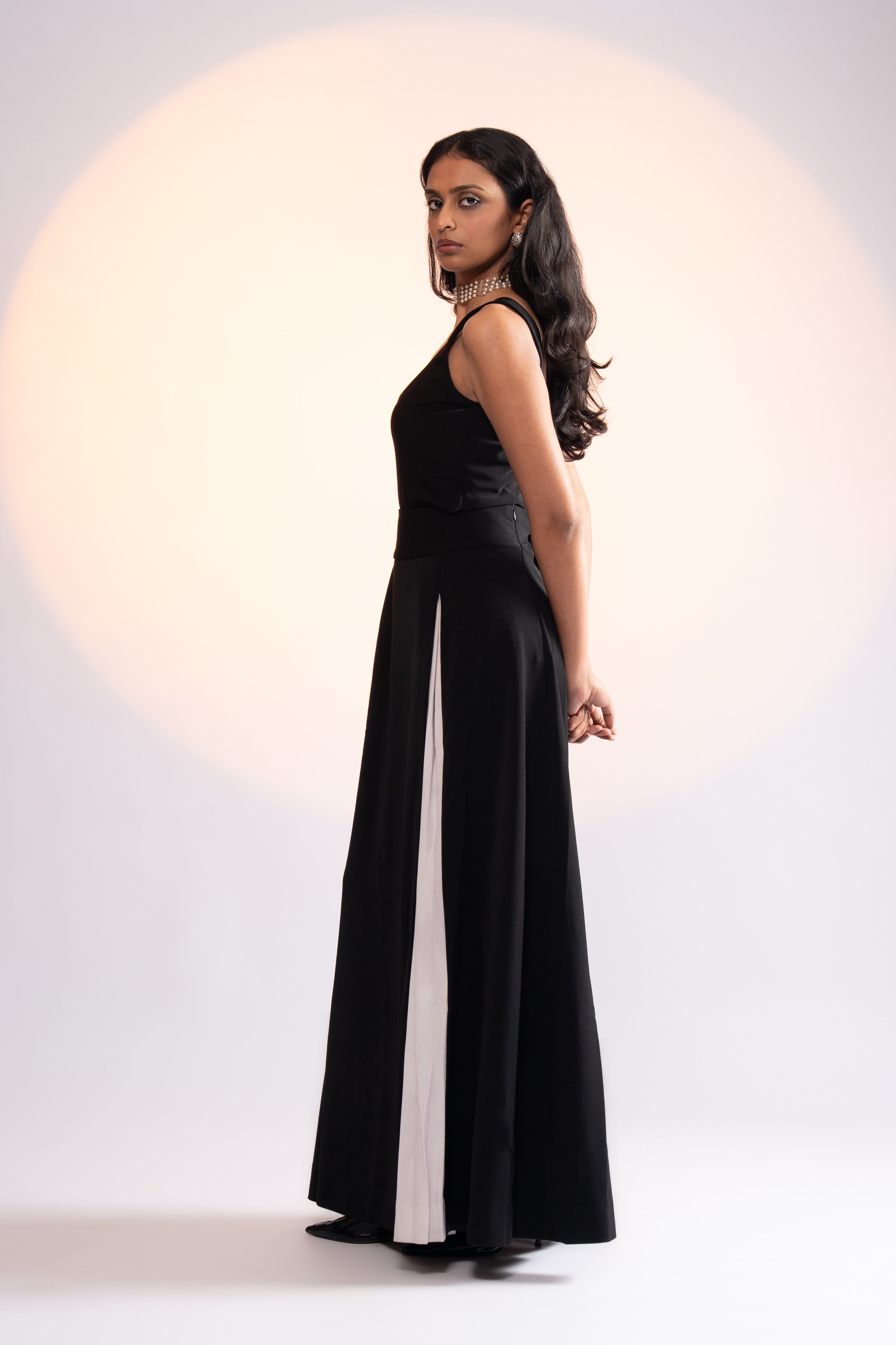 Addendum Pleaded Black Skirt
