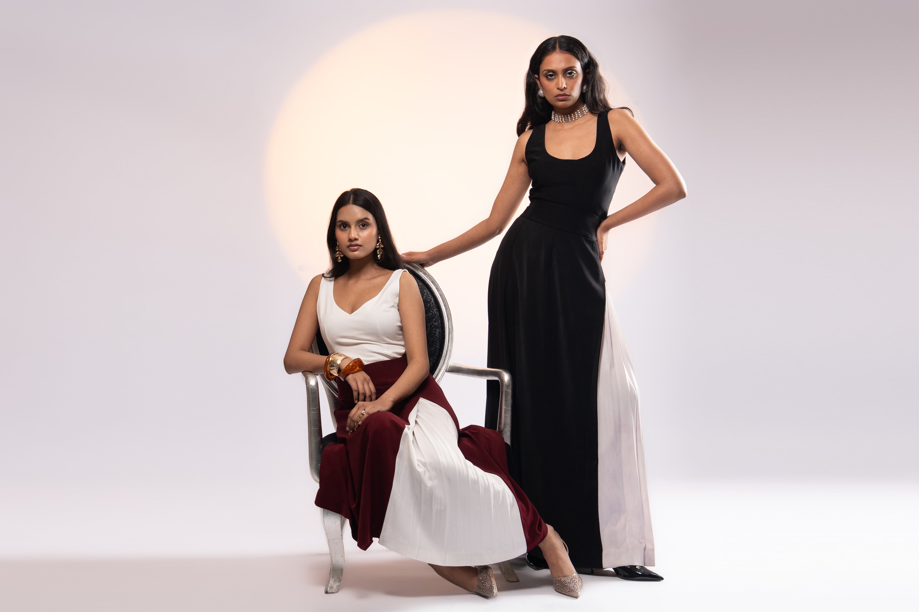 Addendum Pleaded Black Skirt